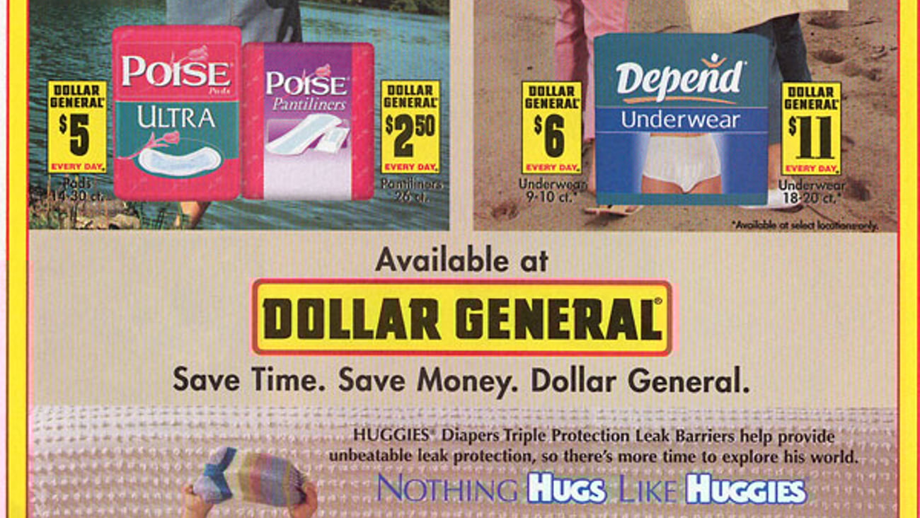 Dollar General Kimberly-Clark FSI