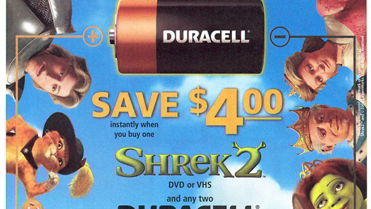 Duracell 'Shrek 2' FSI