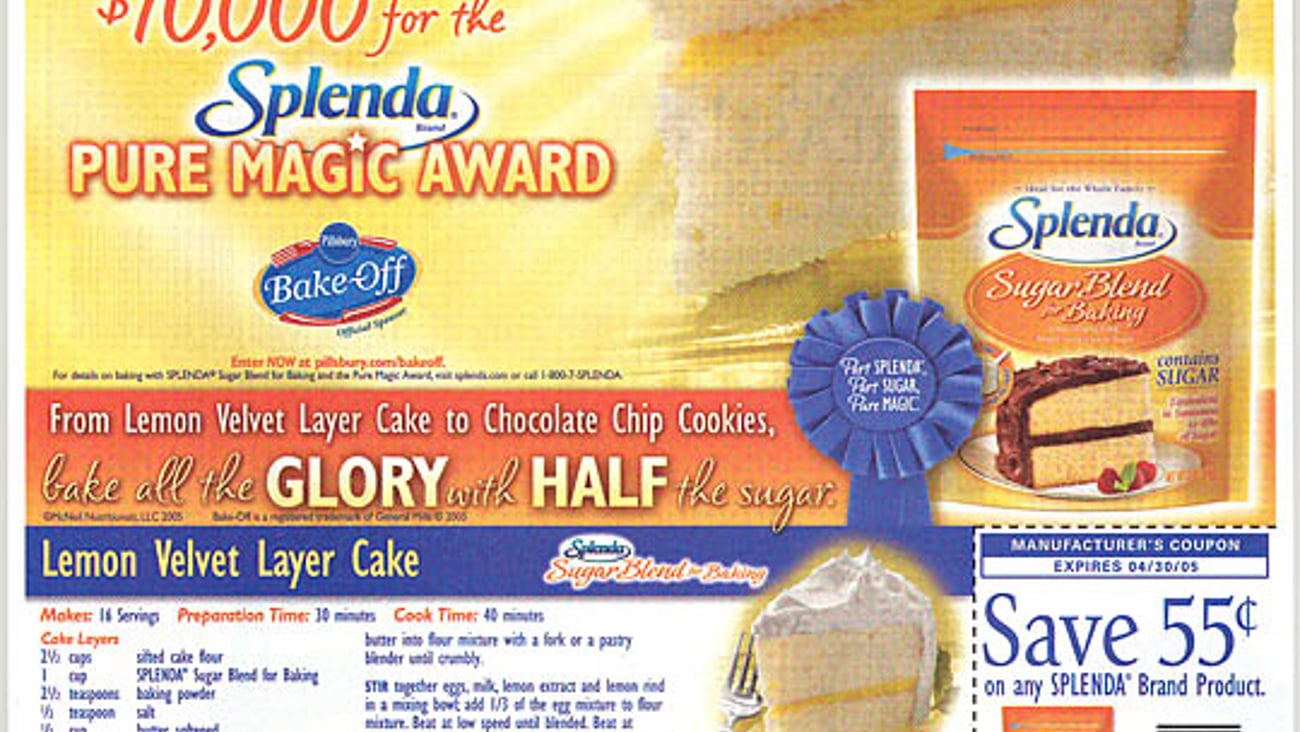 Splenda 'Bake-Off' FSI