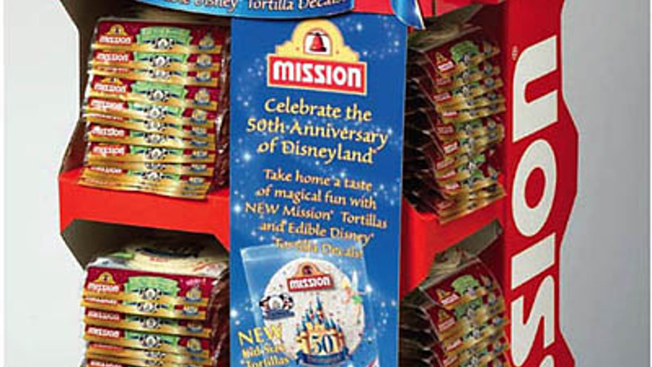 Mission Foods Disney Display