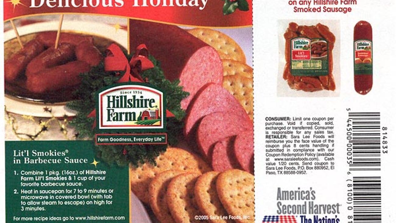 Sara Lee America's Second Harvest FSI