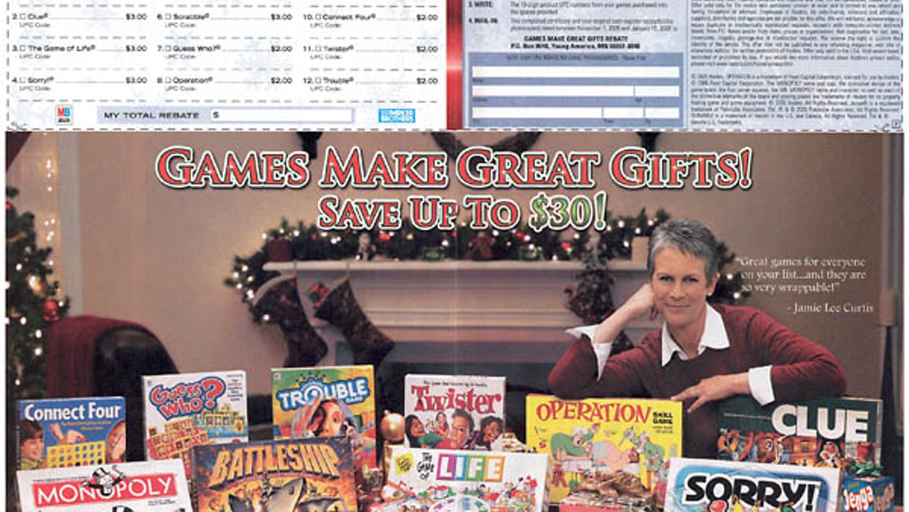 Milton Bradley Holiday Spread FSI
