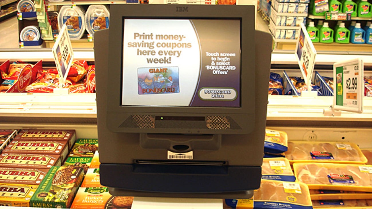 Giant Food Shopping Solutions Kiosk