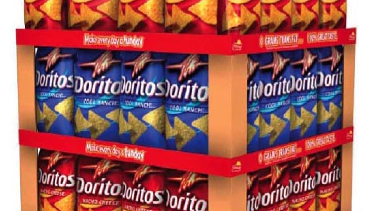Doritos New Packaging Pallet
