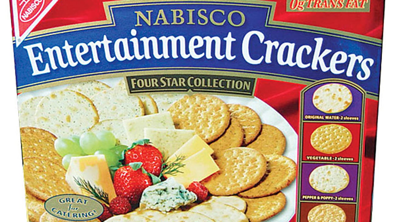 Nabisco Entertainment Crackers Packaging