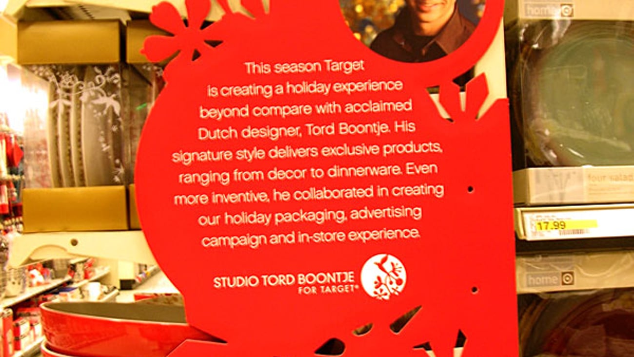 Target Tord Boontje Holiday Signage