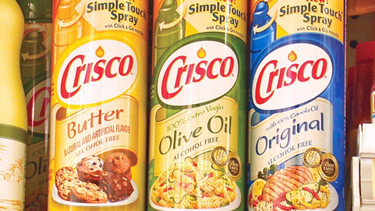 Crisco Spray Packaging