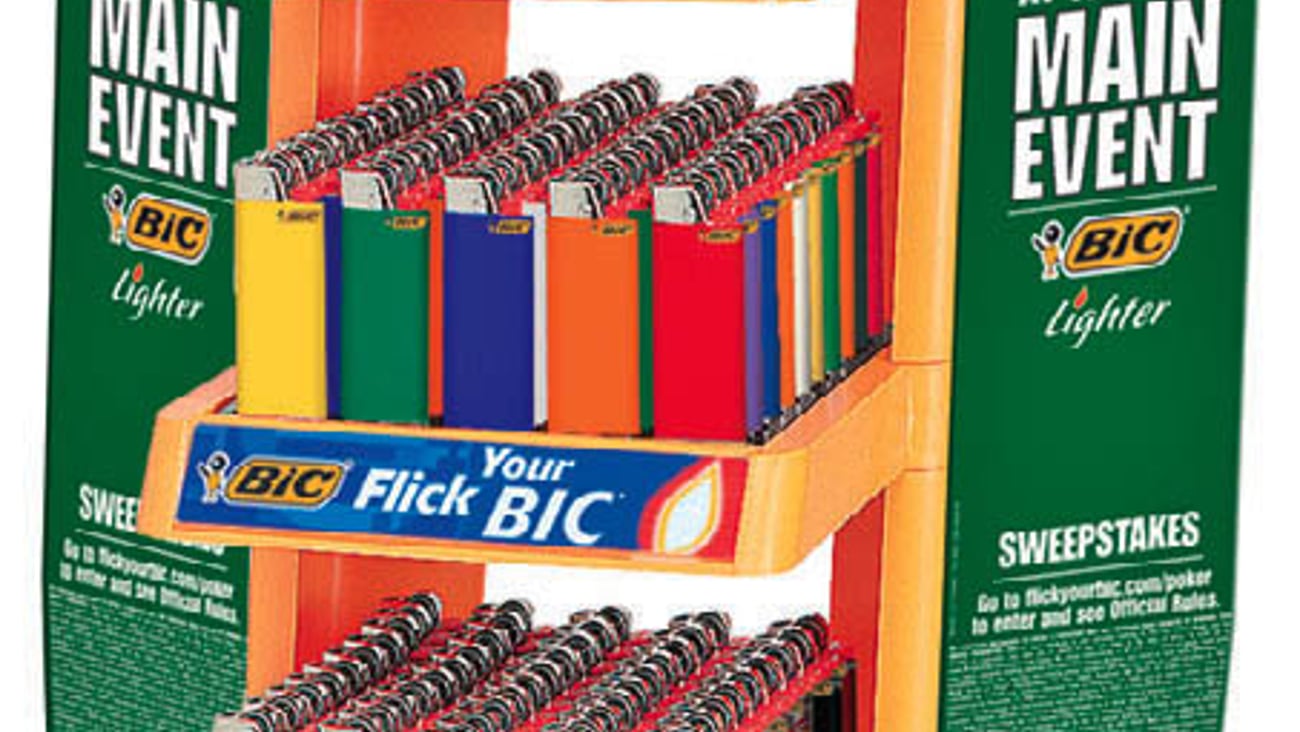 BIC Lighters "Main Event" Sweeps Countertop