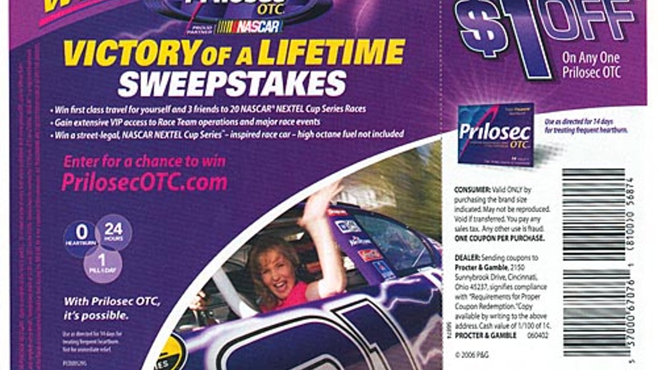 brandSaver Prilosec OTC Sweeps FSI