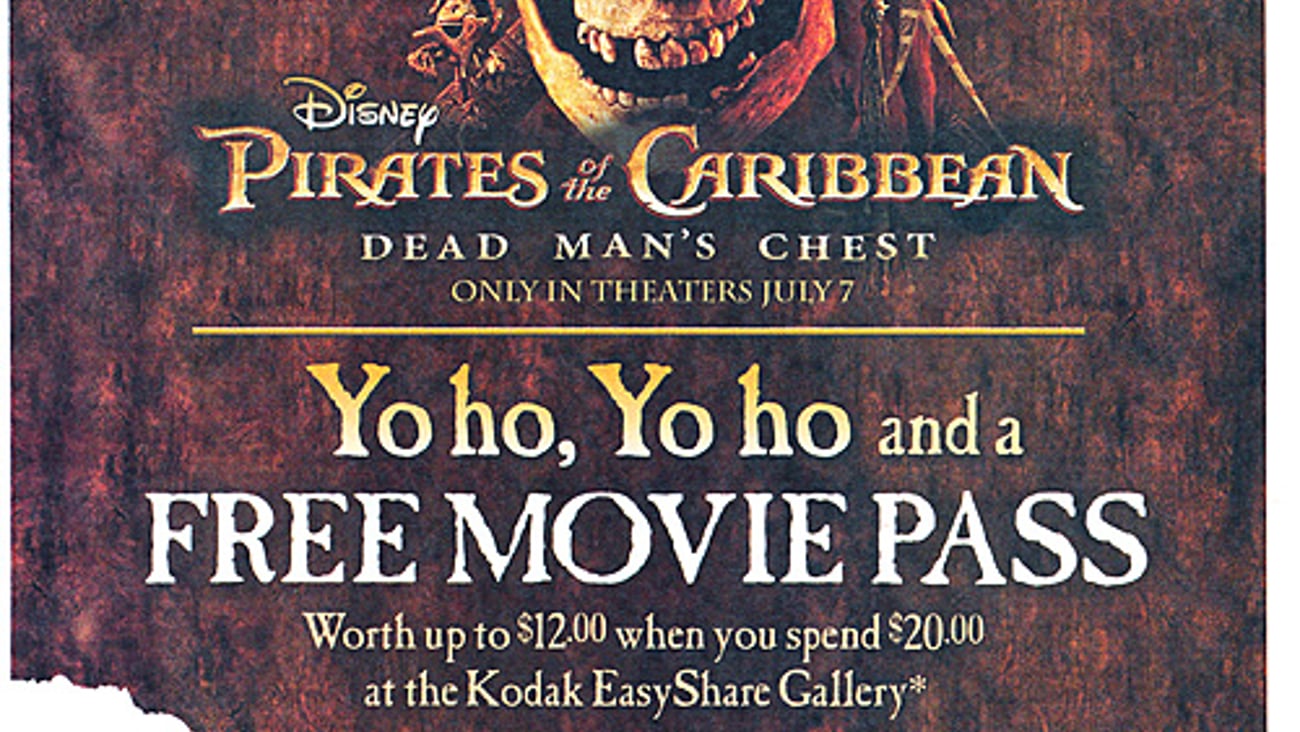 Kodak 'Pirates of the Caribbean' Offer FSI