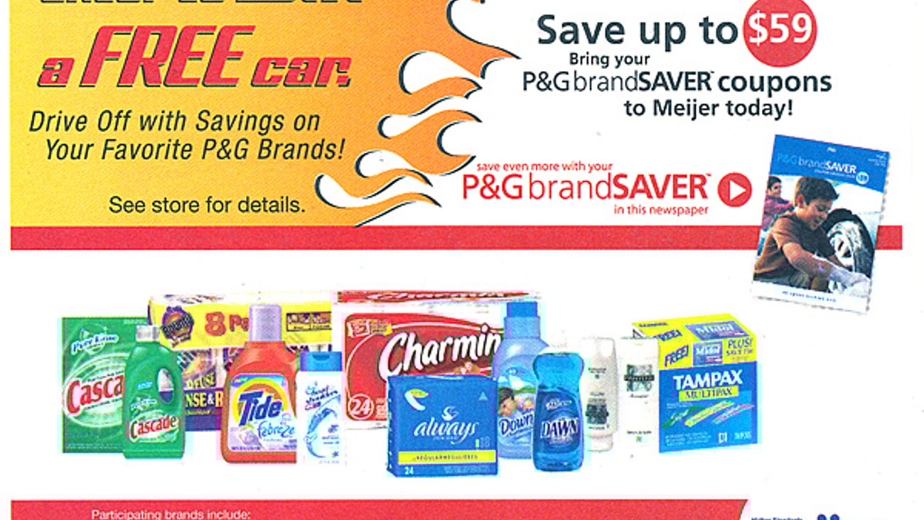 Meijer/'brandSaver' Sweeps FSI