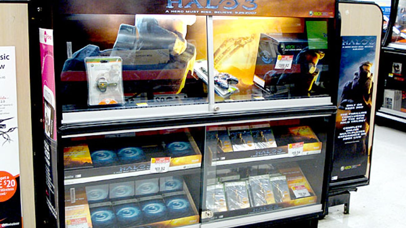 Wal-Mart 'Halo 3' Display Case