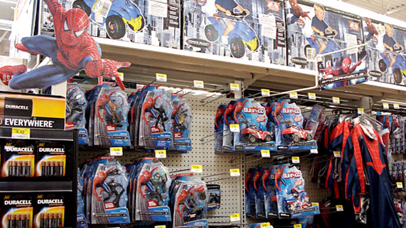 Wal-Mart 'Spider-Man 3' Toy Merchandising