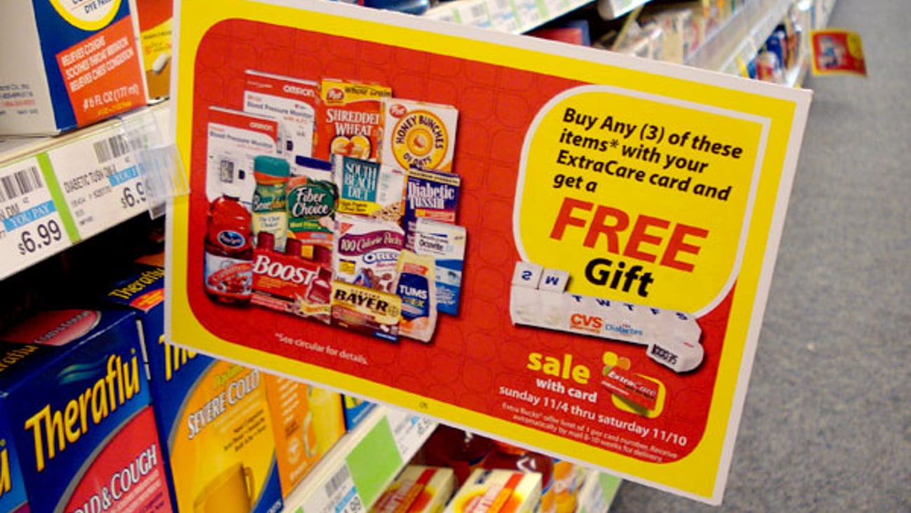 CVS Diabetes Month Shelf Sign