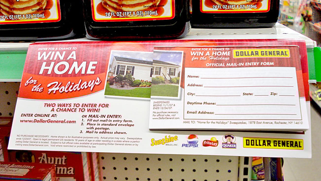 Dollar General PepsiCo 'Home' Shelf Sign