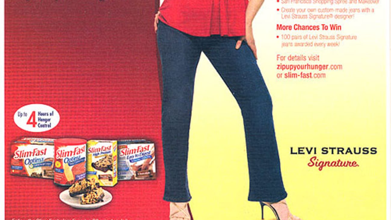 Slim-Fast/Levi's 'Zip Up' FSI