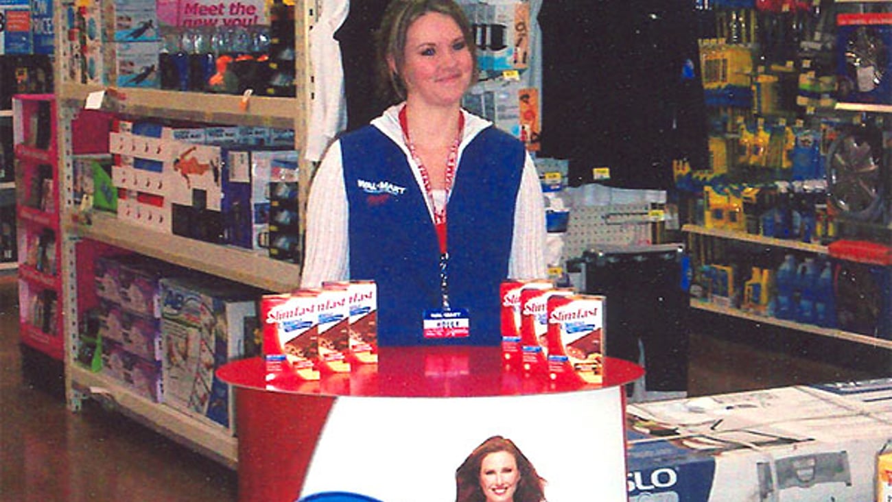 Slim-Fast/Levi's 'Zip Up' Sampling Station