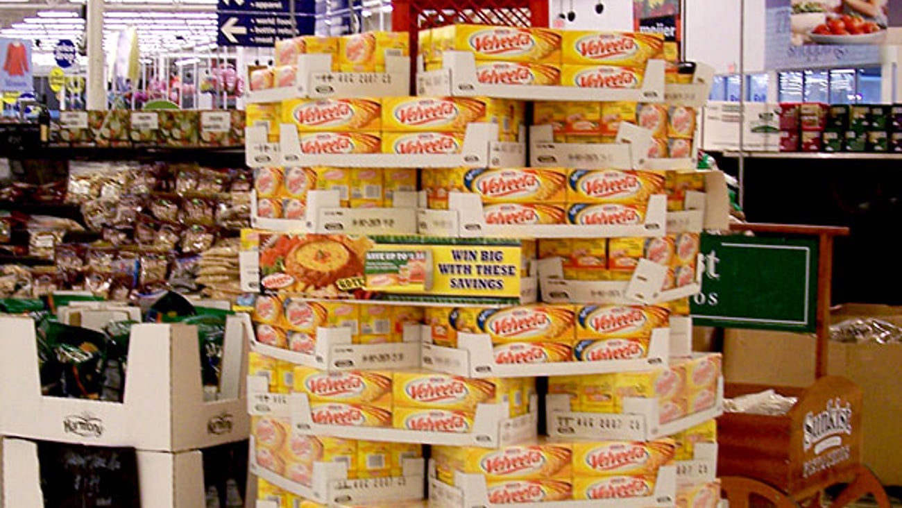 Velveeta Football Case Stack