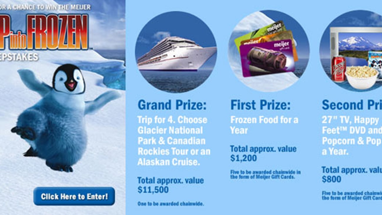 Meijer 'Tap into Frozen' Online Ad