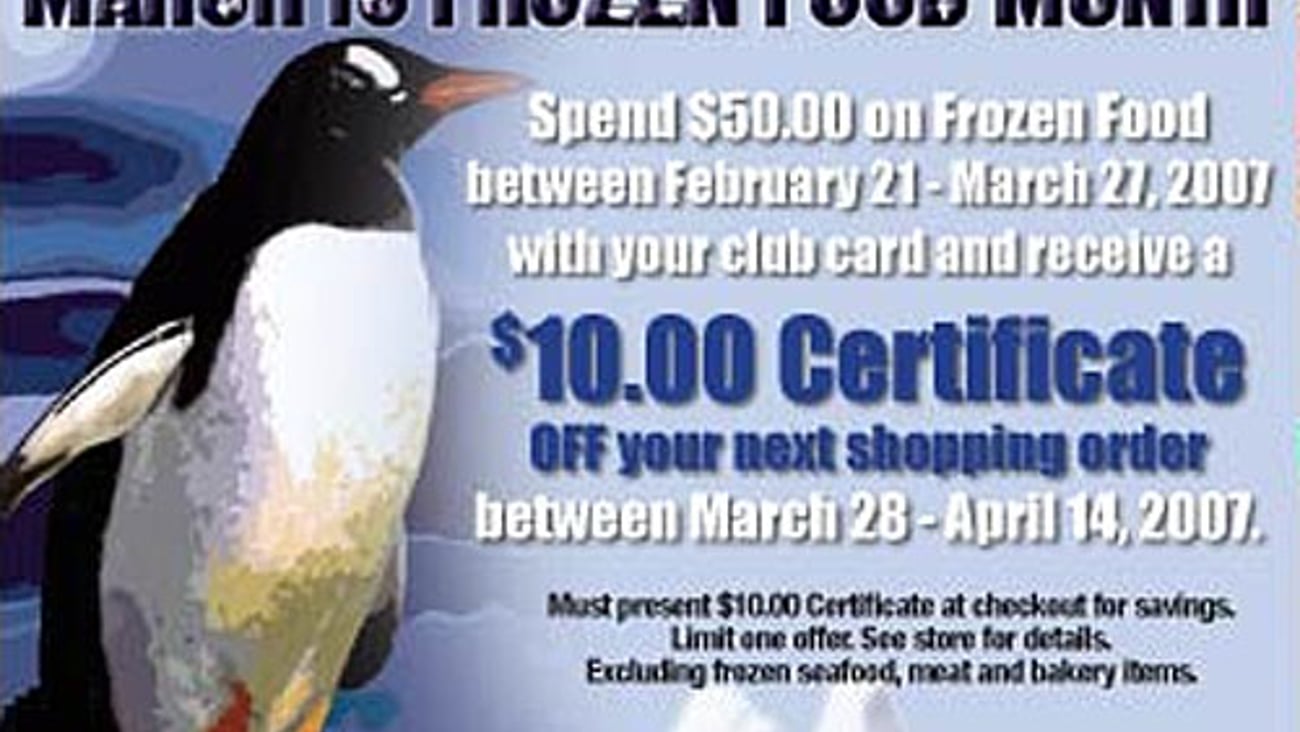 A&P Frozen Food Month Feature