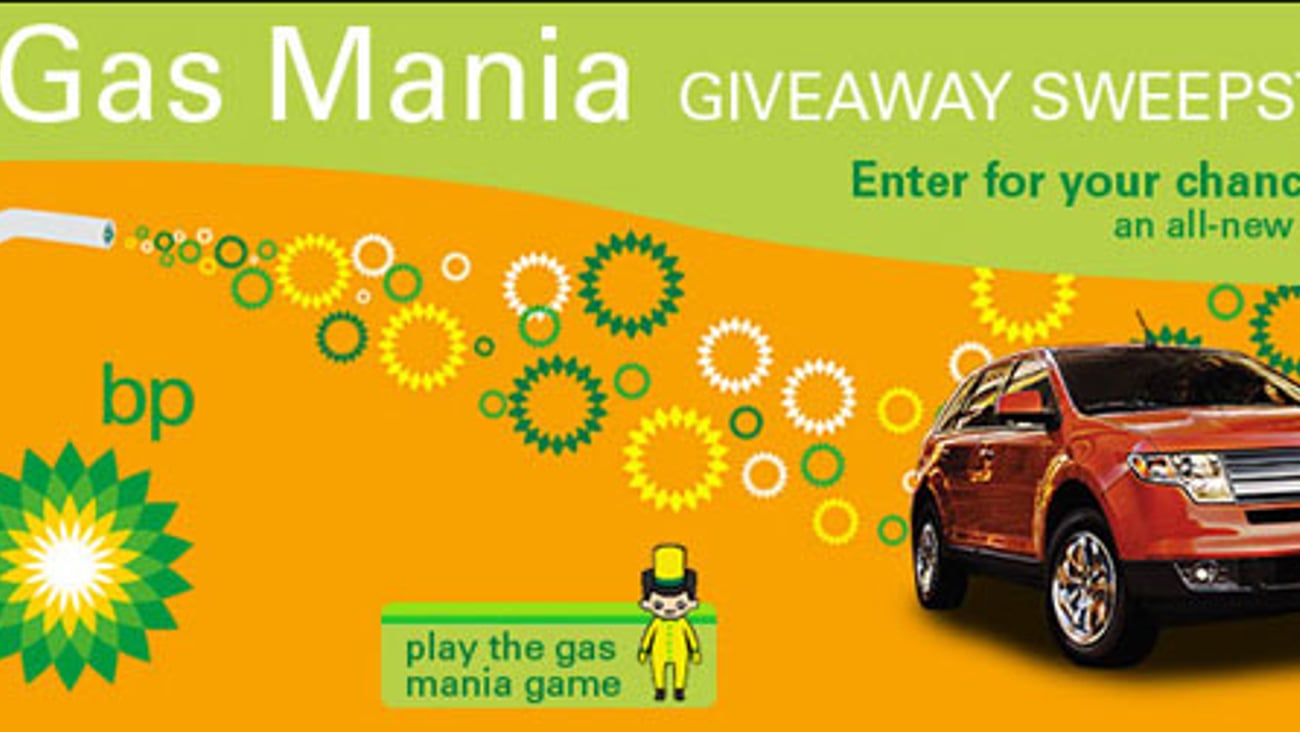 BP 'Gas Mania' Online Ad
