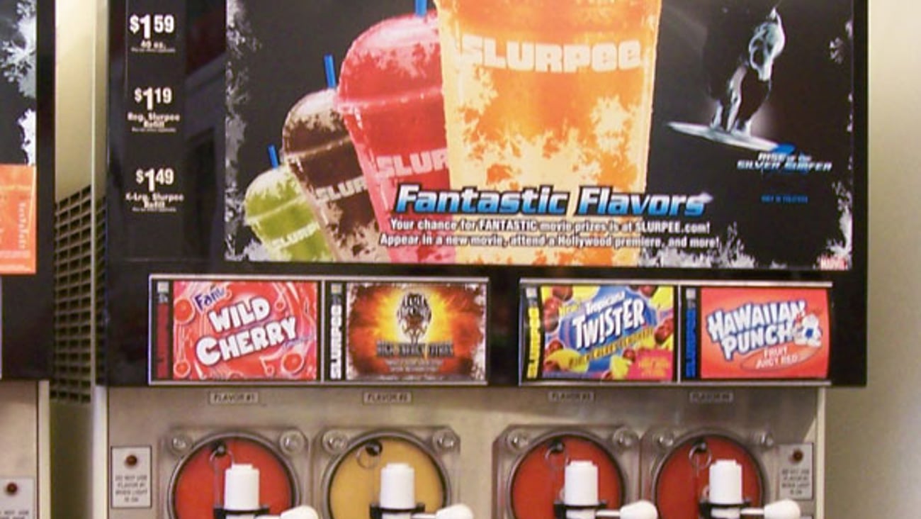 7-Eleven 'Fantastic Four' Slurpee Translite