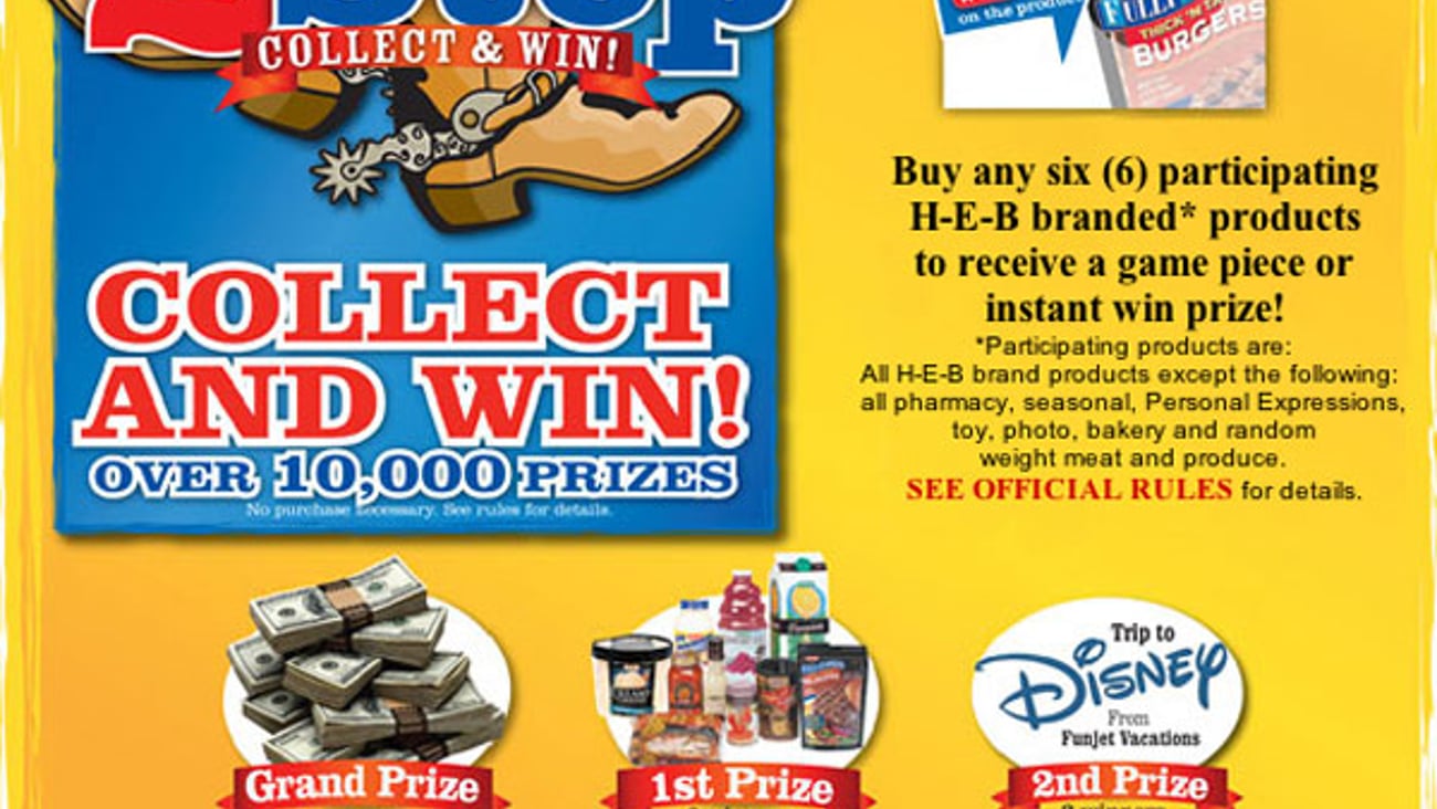 H-E-B '2 Step' Sweeps Feature