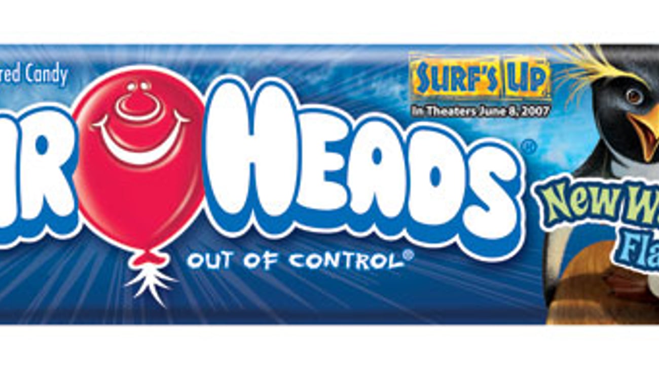AirHeads 'Surf's Up' Lenticular Packaging
