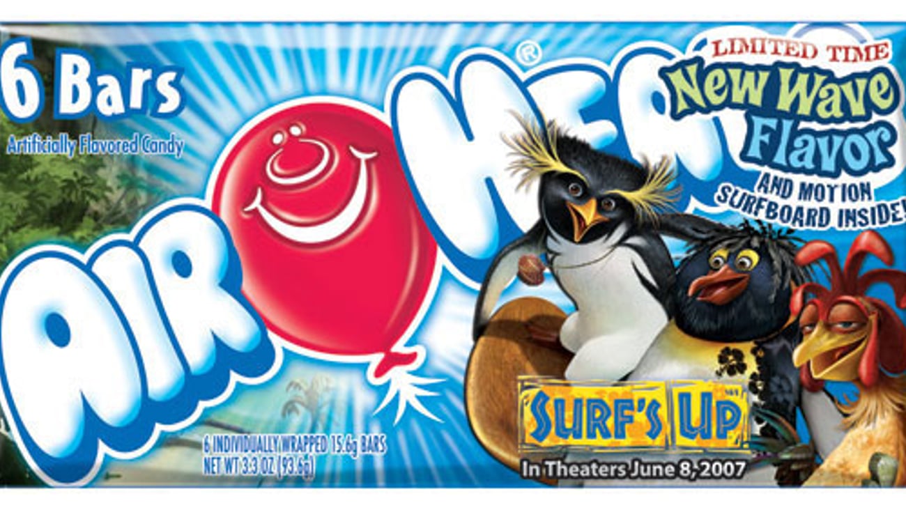 AirHeads 'Surf's Up' Six-Pack Packaging