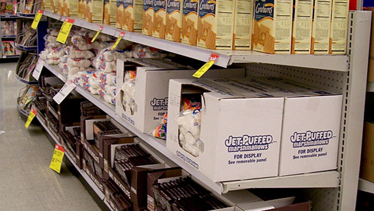 Meijer S'mores Merchandising