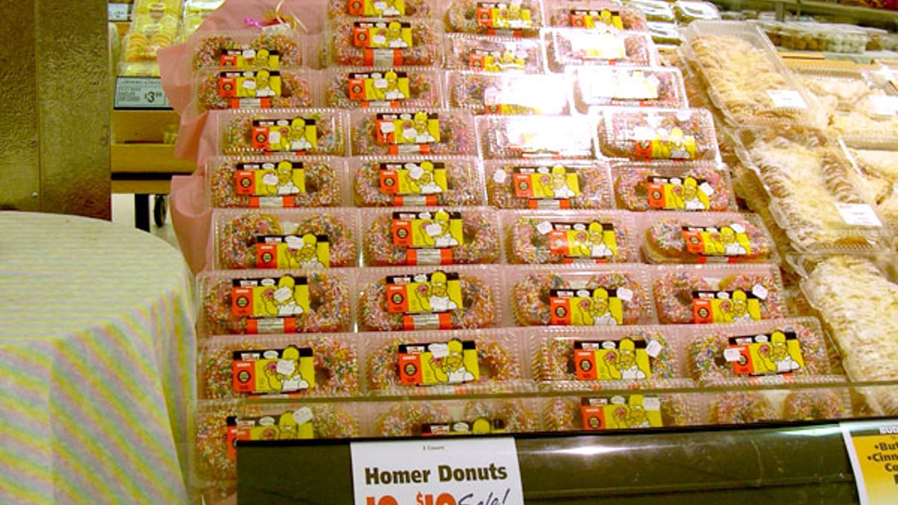 Jewel-Osco 'Homer Donuts' Display
