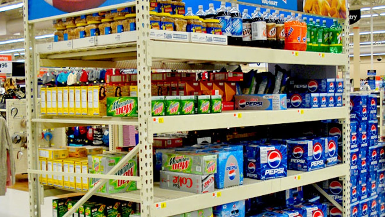 Wal-Mart 'Game Time' Snacks Island