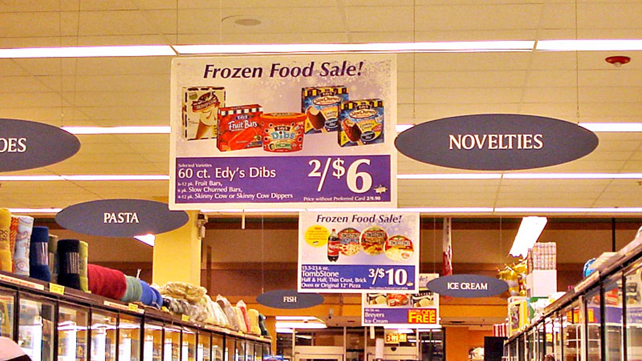 Jewel-Osco Frozen Food Sale Banners