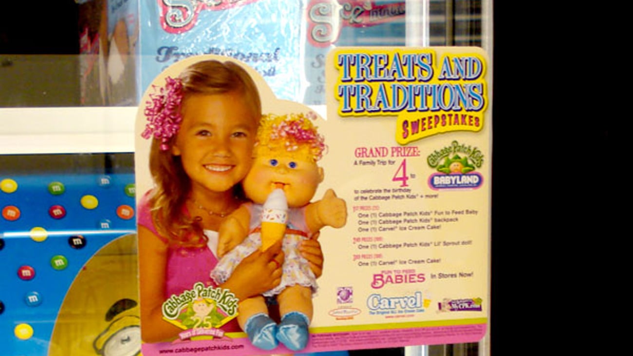 Carvel Cabbage Patch Kids Cooler Cling