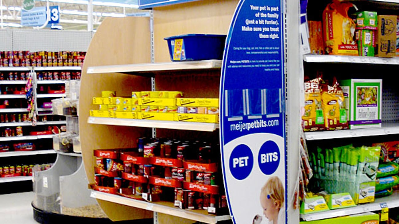 Meijer Purina Pet Bits Endcap