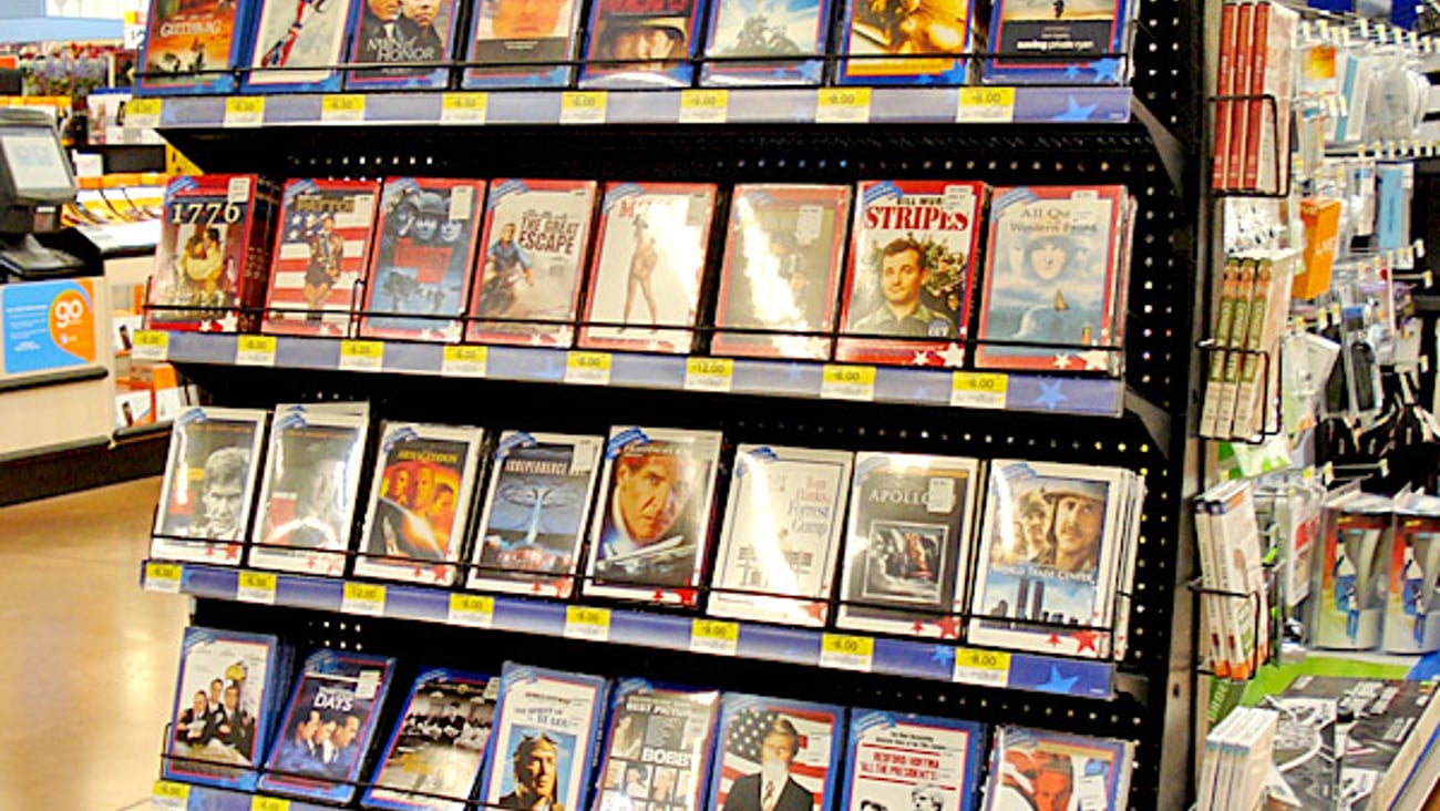 Wal-Mart 'American Summer' DVD Endcap