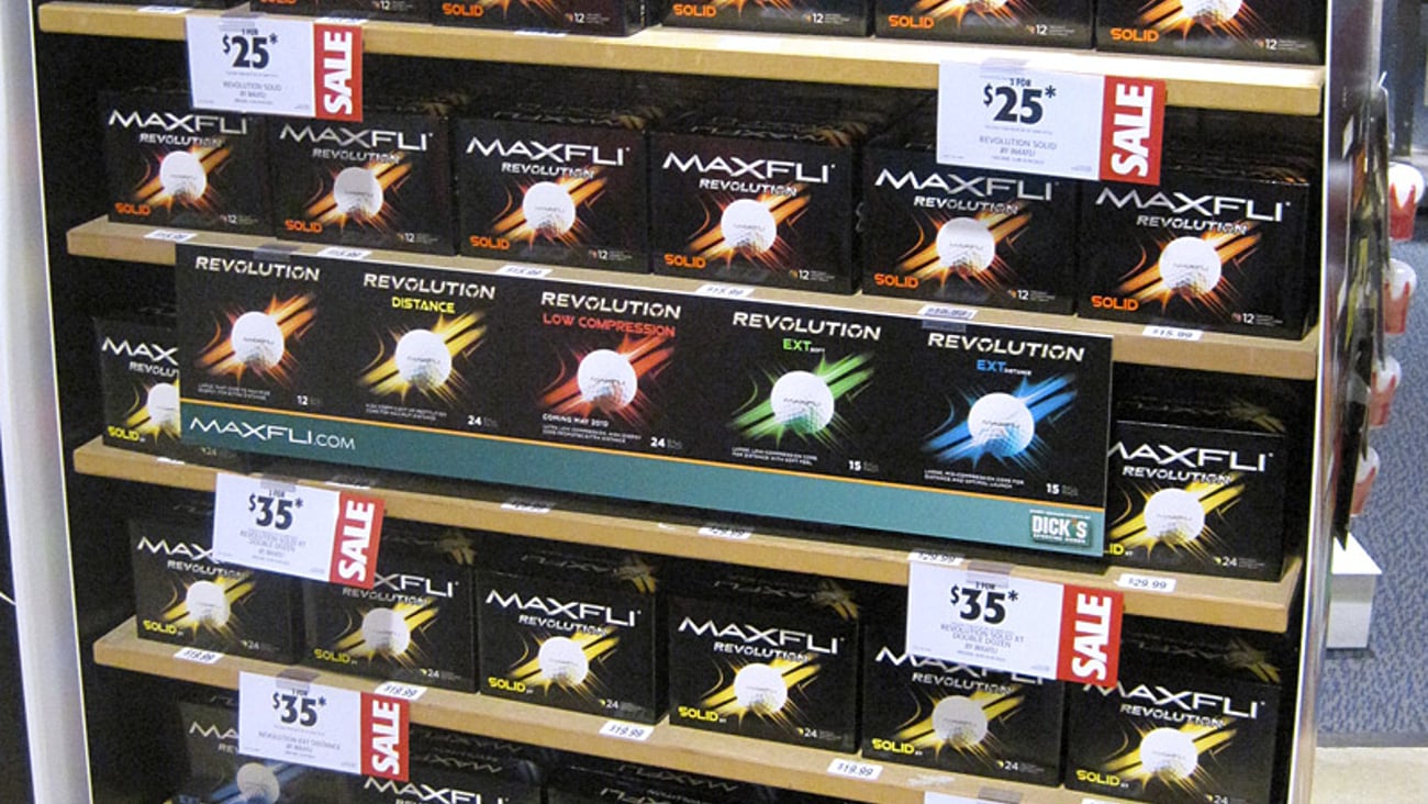 Maxfli Golf Ball Mobile Floorstand