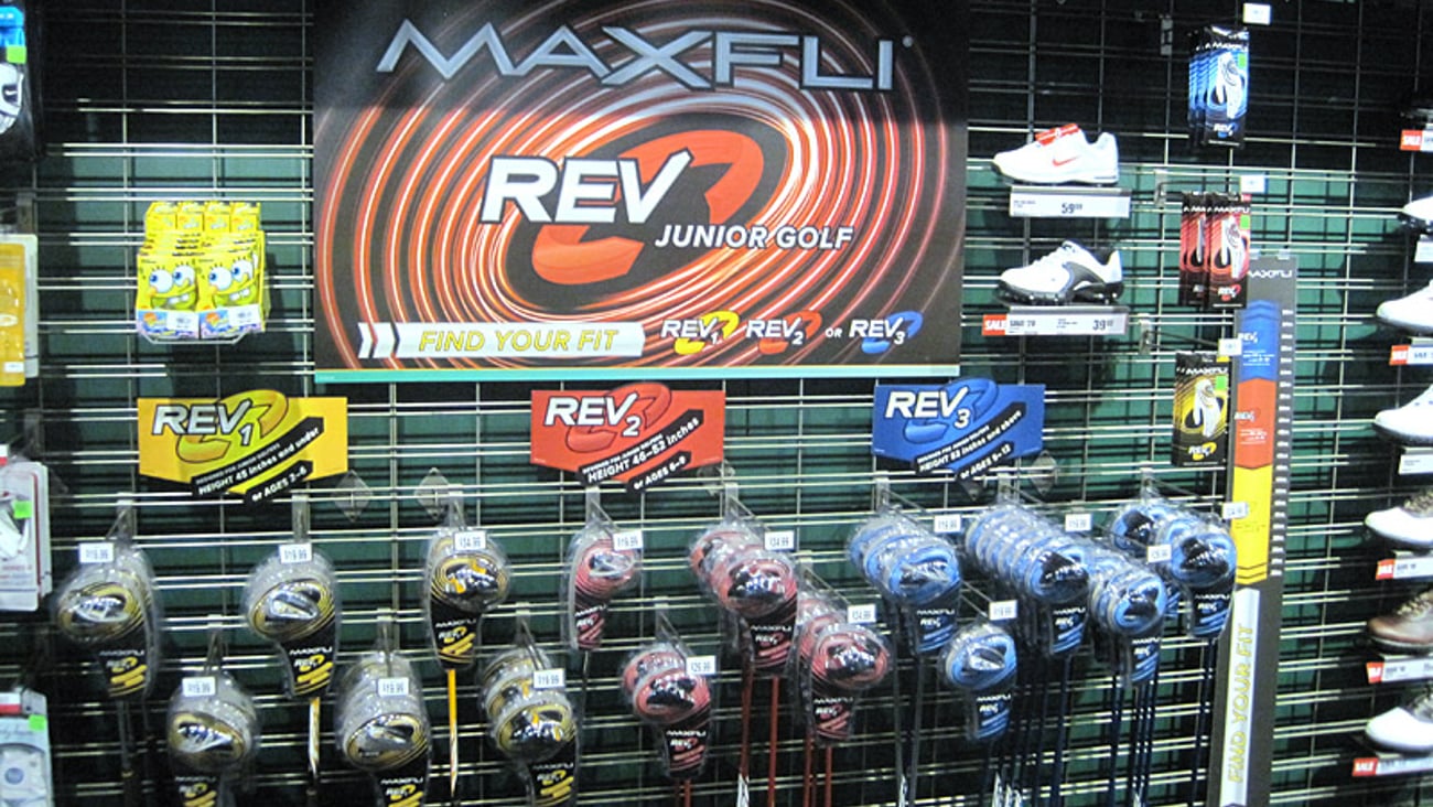 Maxfli Rev 'Junior Golf' Merchandising