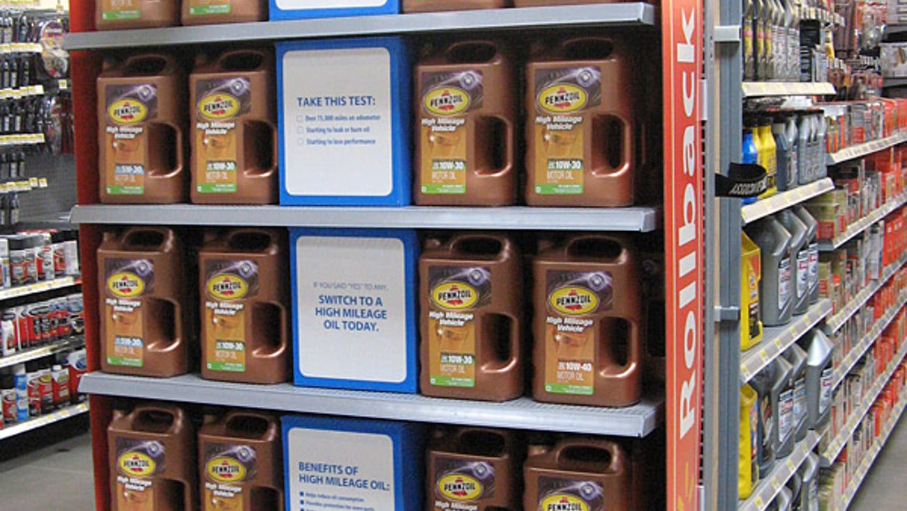 Walmart Pennzoil Rollback Endcap
