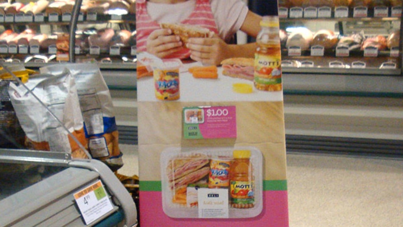 Publix 'Kid's Meals' Standee