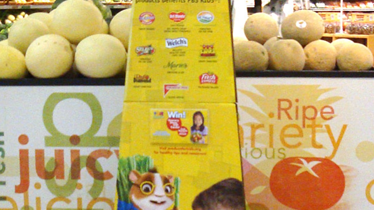 Publix 'Produce For Kids' Standee