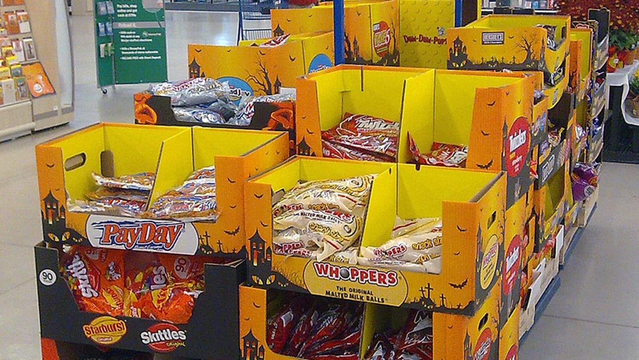 Meijer Halloween Candy Merchandising