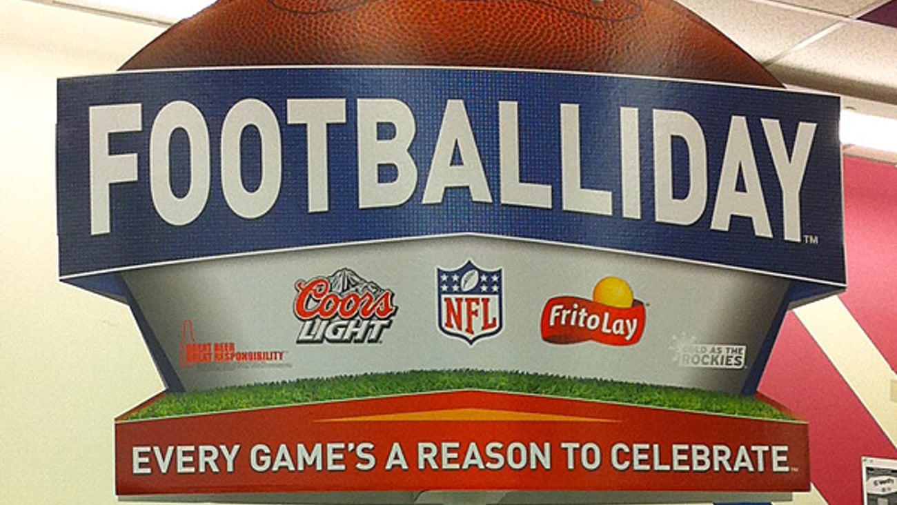Coors Light Frito-Lay 'Footballiday' Pole Topper