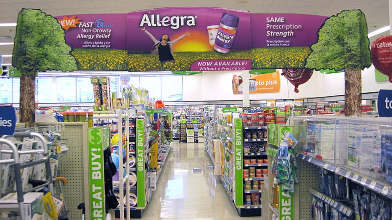 Allegra Walgreens Aisle Archway
