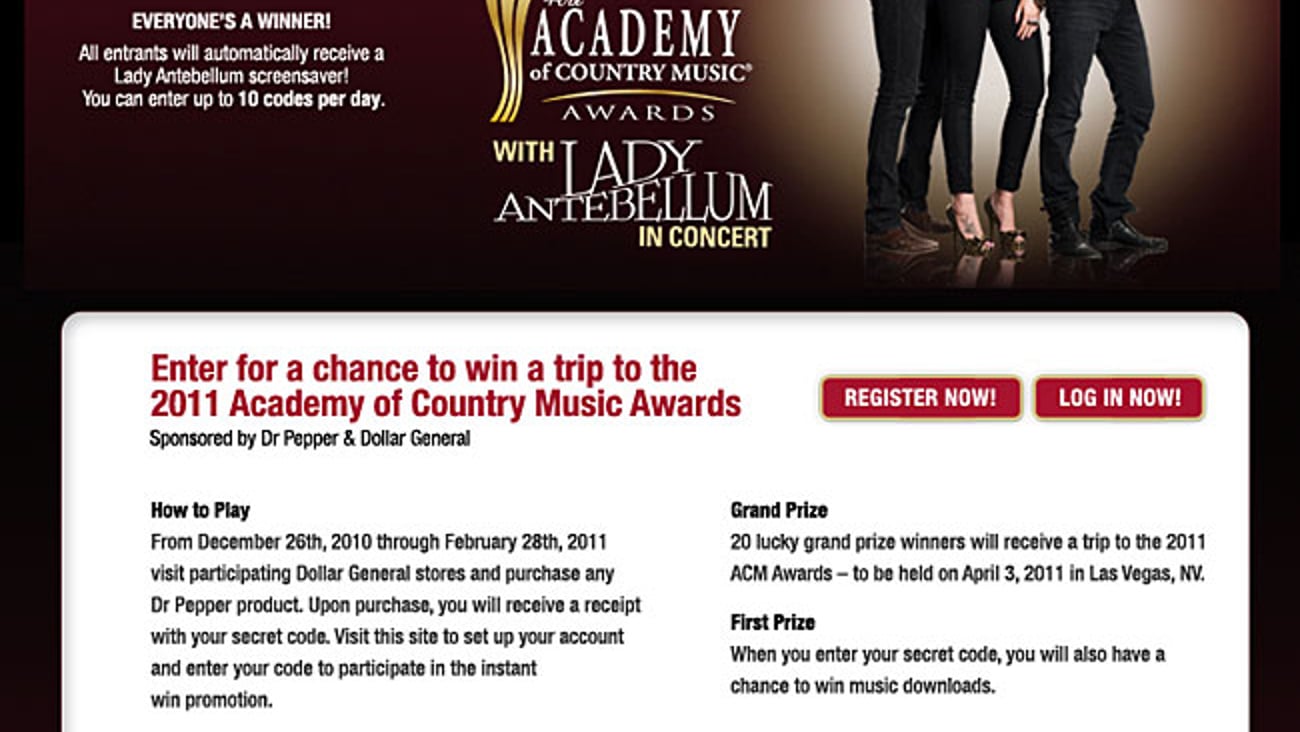 Dr Pepper Dollar General Microsite