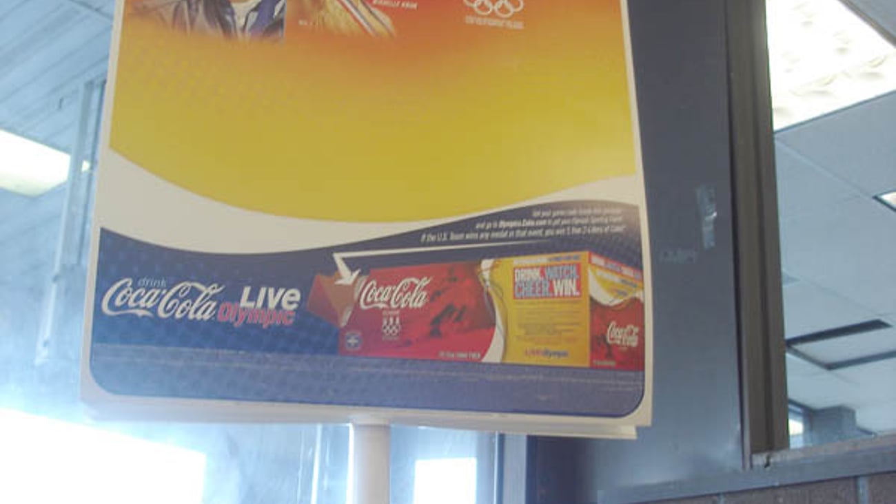 Coca-Cola Olympics Pole Topper