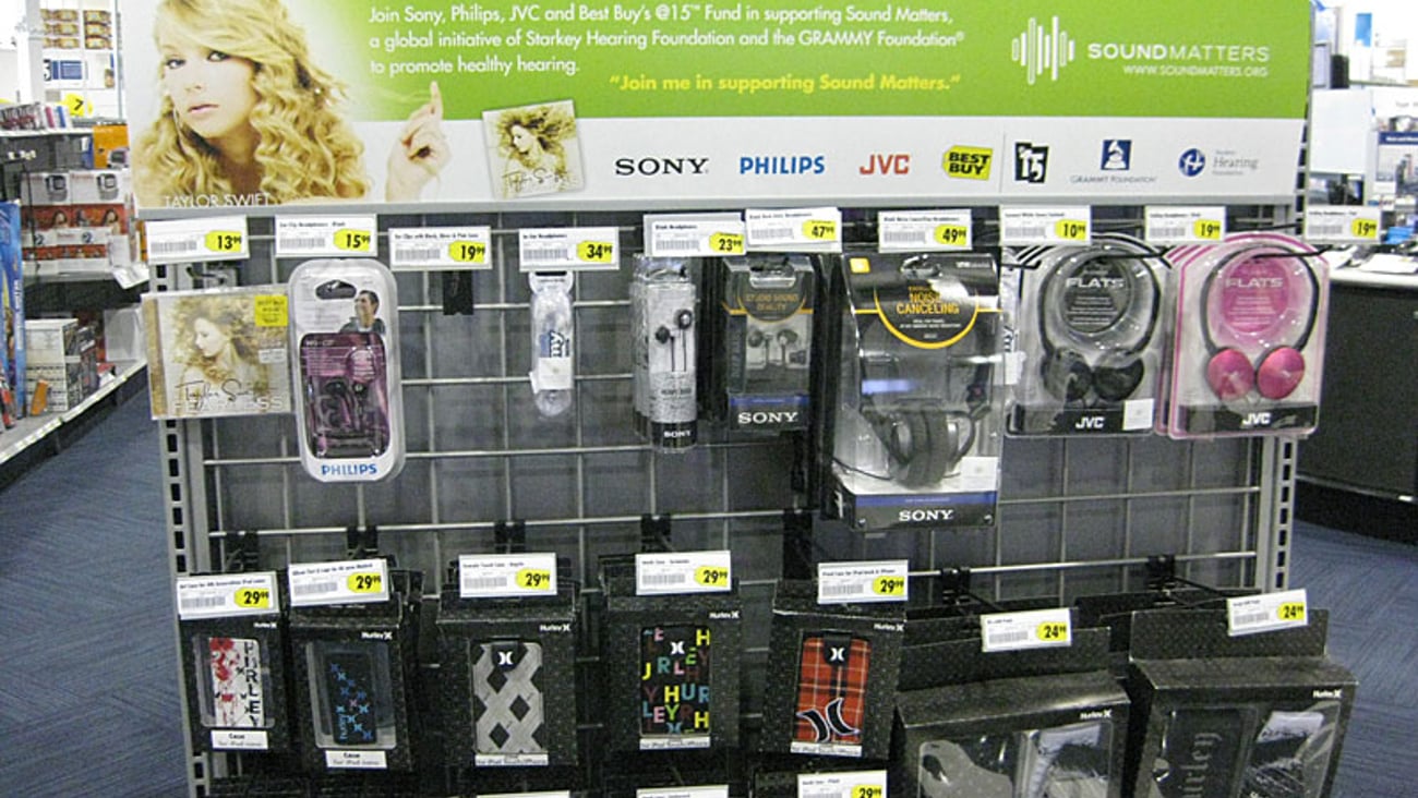 Best Buy Sound Matters Endcap Header