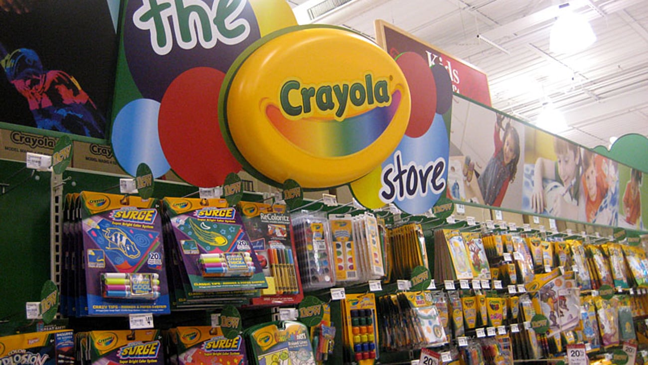 Michaels 'The Crayola Store' Marquee