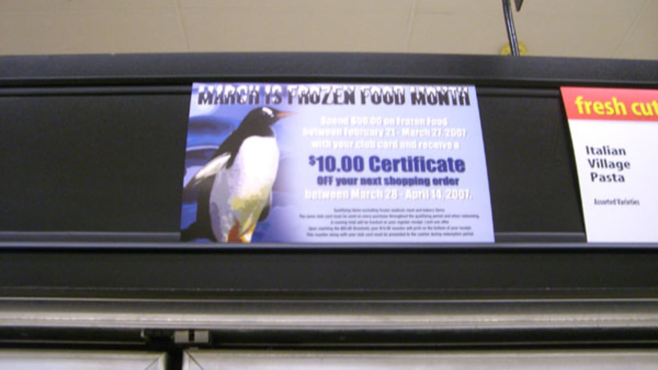 National Frozen Food Month Poster