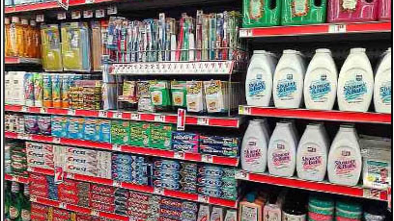 Family Dollar Detergent Aisle